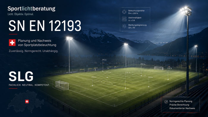 Welche Grundlagen gelten für die Sportplatzbeleuchtung